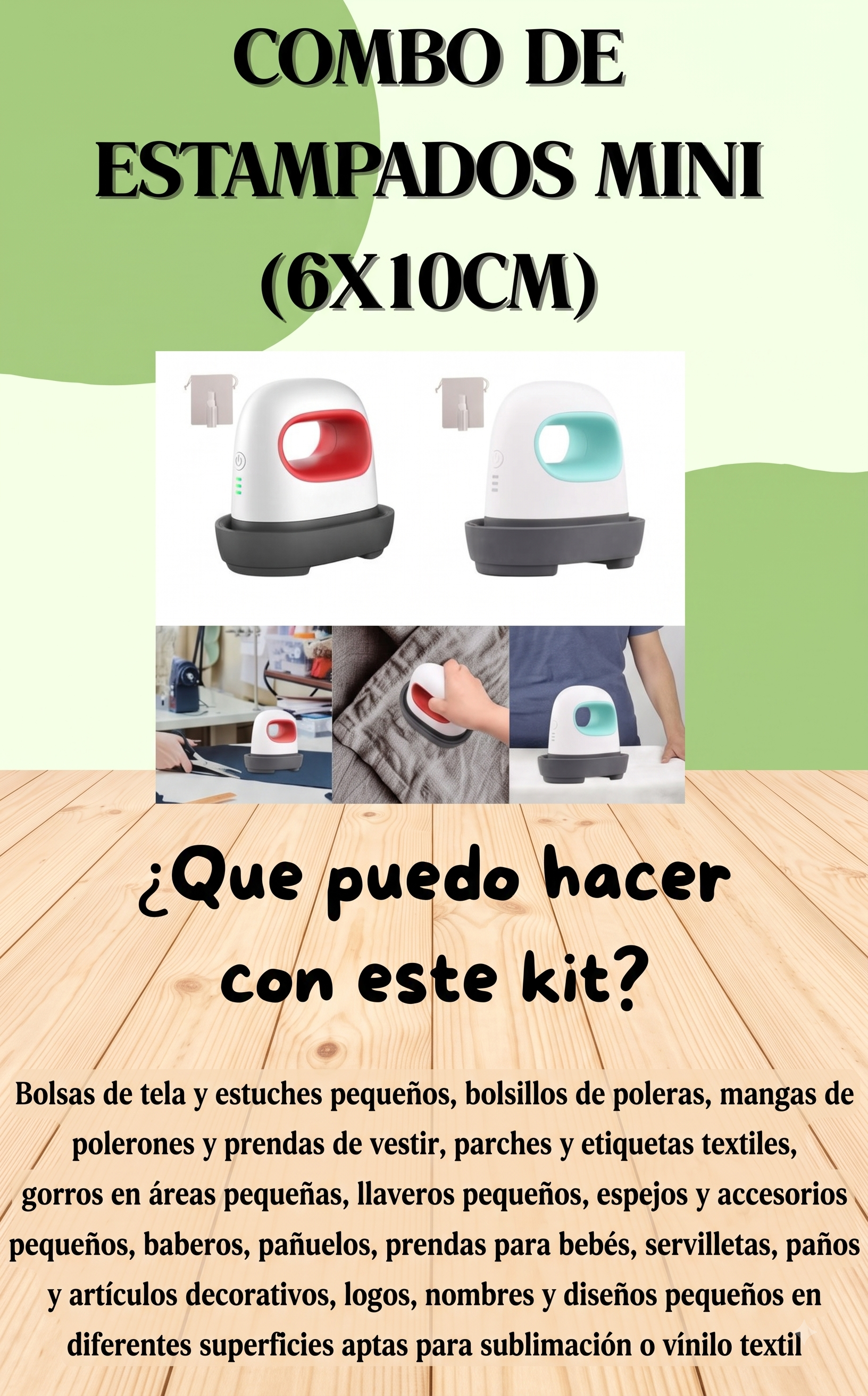 Combo de estampados mini