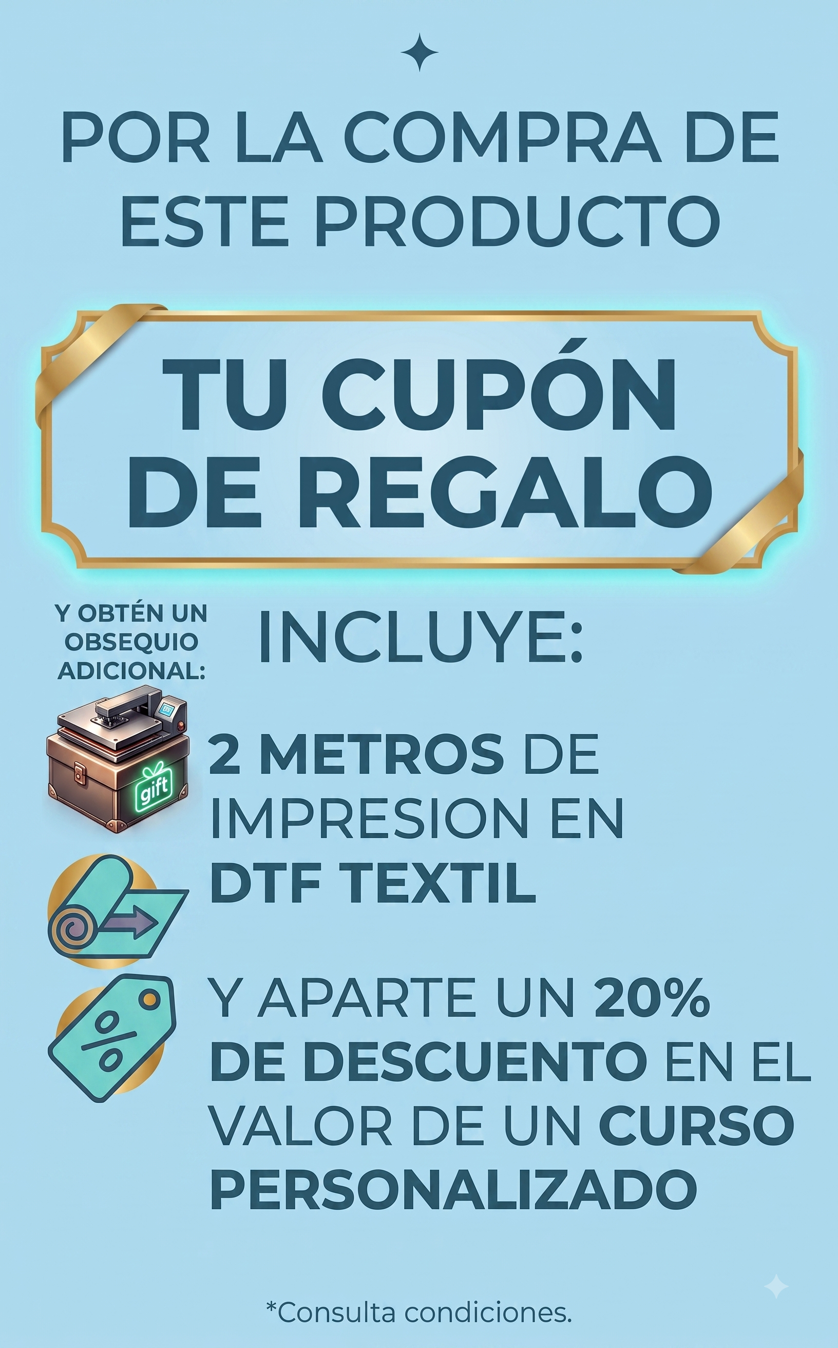 Combo de inicio de estampado
