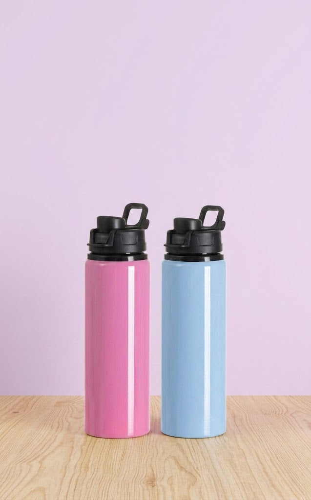 Botella deportiva tapa click de 750 ml