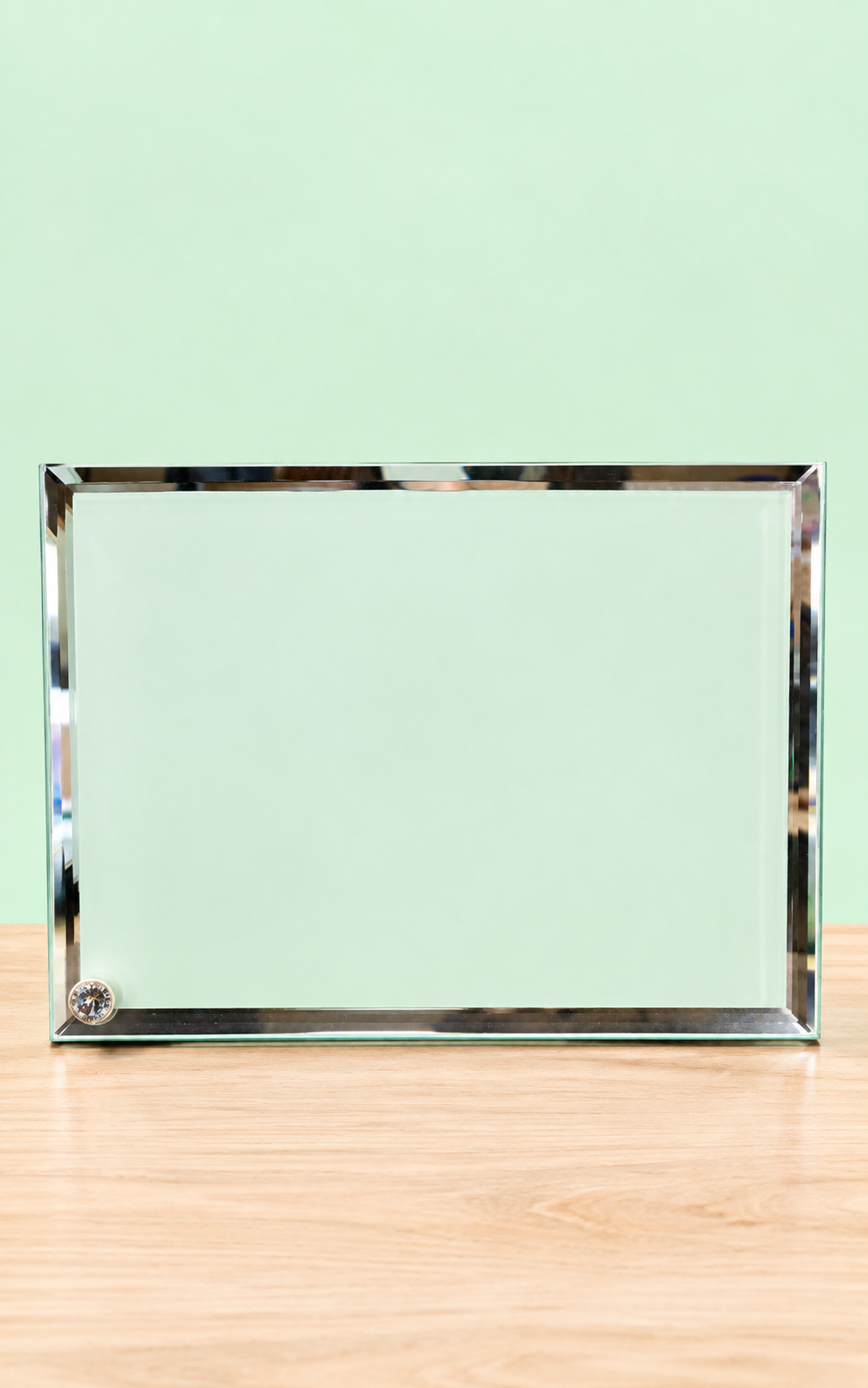 CRISTAL BORDE ESPEJO DE 18X23 CM