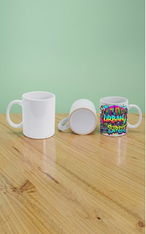 Taza 11 oz con Estampado (12 unidades)