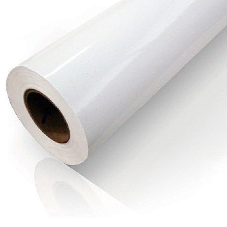 Oferta de rollo PVC adhesivo de Impresión Blanco Brillante