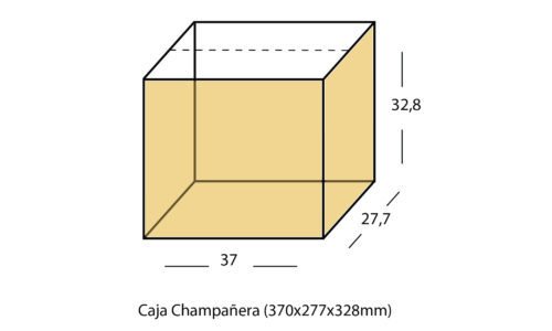 Caja Champañera en Fluxi
